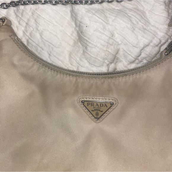 Prada beige nylon purse - Picture 4 of 8